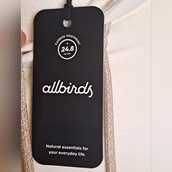 ALLBIRDS LIMITED R&R Hoodie Tread Lighter Natural White NWT - Picture 10 of 10